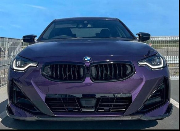 BMW 2 Series G42 fitted with carbon fibre parts