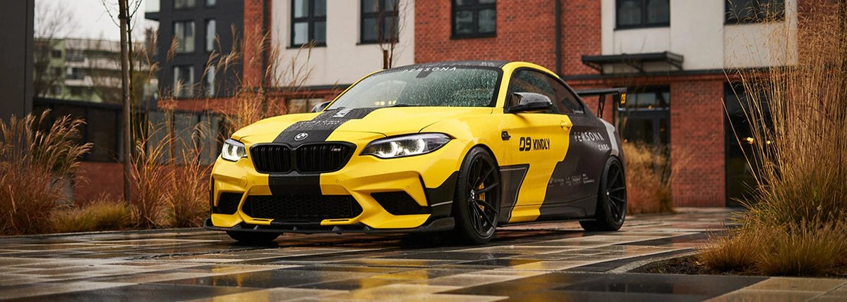 BMW M2 F87 fitted with carbon fibre parts